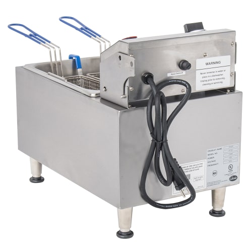 Globe PF10E Countertop Electric Fryer - (1) 10 lb Vat, 120v