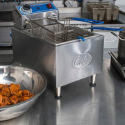 Globe PF10E Countertop Electric Fryer - (1) 10 lb Vat, 120v
