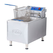 Globe PF16E Countertop Electric Fryer - (1) 16 lb Vat, 208-240v/1ph