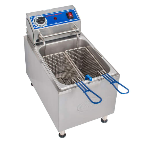 Globe PF16E Countertop Electric Fryer - (1) 16 lb Vat, 208-240v/1ph