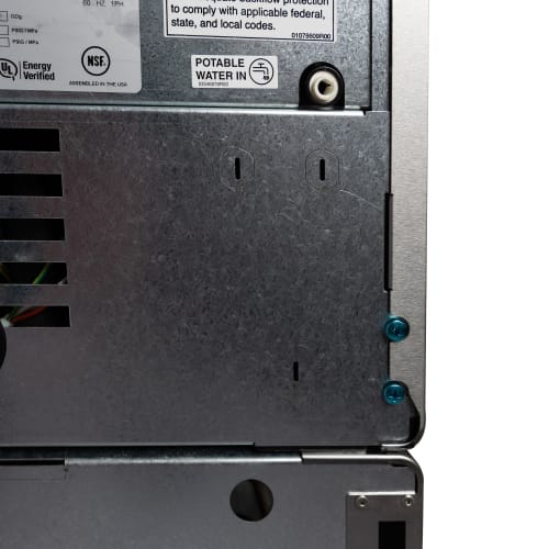 Follett 7UD112A-IW-CL-ST-00 100 lb Undercounter Water & Nugget Ice Dispenser - 7 lb Storage, Cup Fill, 115v