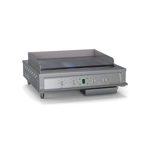 Wood Stone 39 1/2" Electric Plancha w/ Thermostatic Controls - 3/4" Steel Plate, 208v/3ph (PL-MTL-4035-4CT)