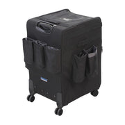 Forbes Industries In Room Rolling Housekeeping Cart w/ Handle - 20"L x 16"W x 28 3/4"H, Nylon, Black (2088)