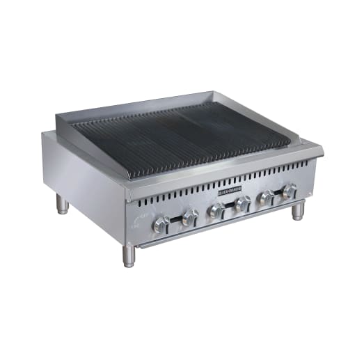 Black Diamond BDCTC-36 36" Gas Charbroiler w/ Cast Iron Grates - Convertible