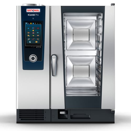 Rational ICP 10-HALF E 480V 3 PH Half Size Combi Oven - Boiler Based, 480v/3ph