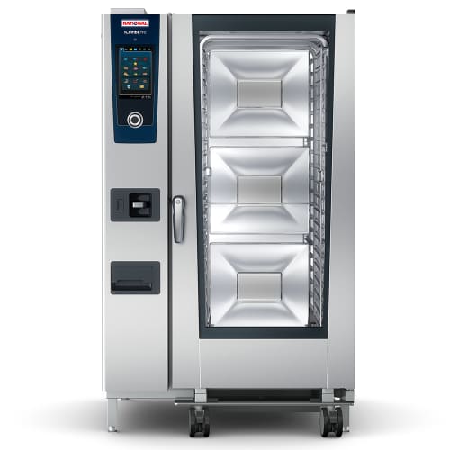 Rational ICP 20-FULL NG 208/240V 1 PH Full Size Combi Oven - Boiler Based, Natural Gas