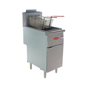 General GFF3-40N Gas Fryer - (1) 40 lb. Vat, Floor Model, Natural Gas