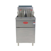 General GFF5-70LP Gas Fryer - (1) 70 lb. Vat, Floor Model, LP Gas