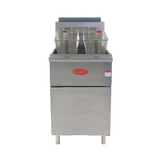 General GFF5-70N Gas Fryer - (1) 70 lb. Vat, Floor Model, Natural Gas
