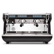 Nuova Simonelli Automatic Volumetric Espresso Machine w/ (2) Groups & 11 liter Boiler - 220v/1ph, Black (APPIA LIFE 2GR VOL)