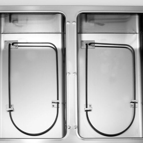 BevLes BVST-2-120 30" Hot Steam Table w/ (2) Wells & Undershelf, 120v