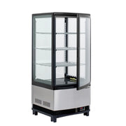 Maxx Cold MECR-31D 16 7/10" X-Series Self Service Countertop Refrigerated Display Case - (4) Levels, 120v