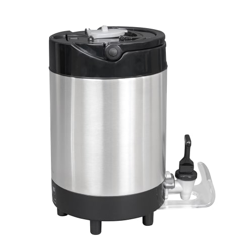 Fetco L4S-10 1 gal LUXUS® Thermal Coffee Dispenser, Black/Stainless Steel