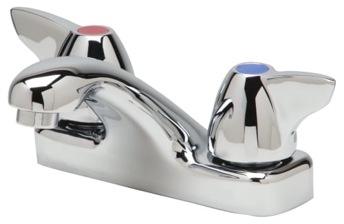 Zurn Industries Z81103-XL Deck Mount Lavatory Faucet w/ 4" Spout & 2.2 gpm Aerator - 4" Centers, Chrome