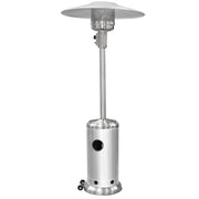Crown Verity CV-2620-SS 90" Portable Patio Heater - 45,000 BTU, Stainless Steel, Liquid Propane