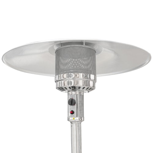 Crown Verity CV-2620-SS 90" Portable Patio Heater - 45,000 BTU, Stainless Steel, Liquid Propane