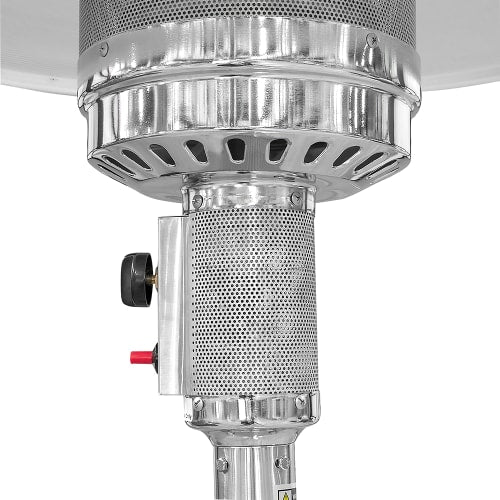 Crown Verity CV-2620-SS 90" Portable Patio Heater - 45,000 BTU, Stainless Steel, Liquid Propane