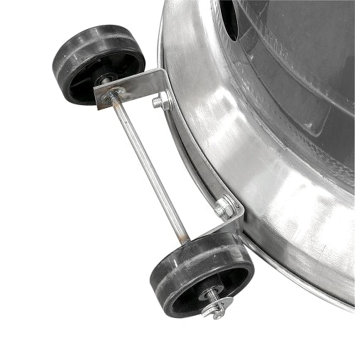 Crown Verity CV-2620-SS 90" Portable Patio Heater - 45,000 BTU, Stainless Steel, Liquid Propane