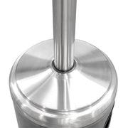 Crown Verity CV-2620-SS 90" Portable Patio Heater - 45,000 BTU, Stainless Steel, Liquid Propane