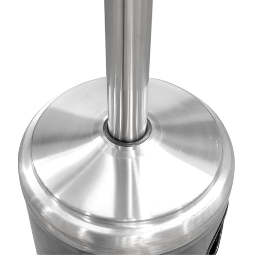 Crown Verity CV-2620-SS 90" Portable Patio Heater - 45,000 BTU, Stainless Steel, Liquid Propane