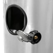 Crown Verity CV-2620-SS 90" Portable Patio Heater - 45,000 BTU, Stainless Steel, Liquid Propane