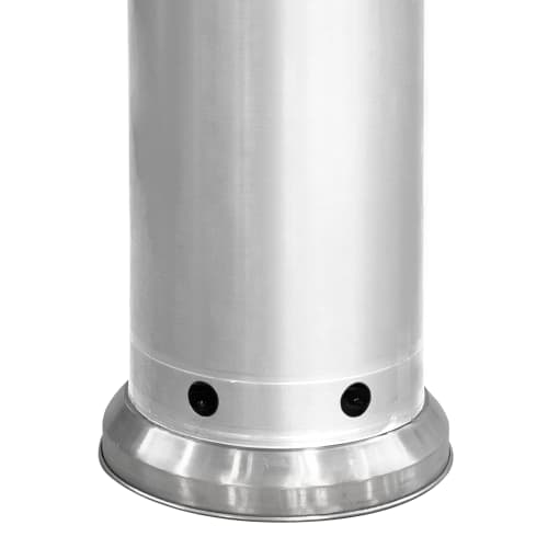 Crown Verity CV-2620-SS 90" Portable Patio Heater - 45,000 BTU, Stainless Steel, Liquid Propane