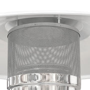 Crown Verity CV-2620-SS 90" Portable Patio Heater - 45,000 BTU, Stainless Steel, Liquid Propane