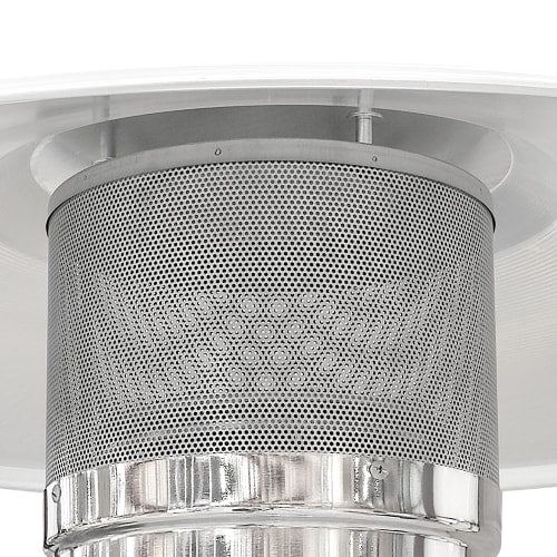 Crown Verity CV-2620-SS 90" Portable Patio Heater - 45,000 BTU, Stainless Steel, Liquid Propane