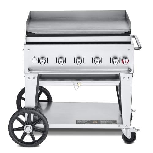 Crown Verity CV-MG-36LP 34" Mobile Gas Commercial Outdoor Griddle, Liquid Propane