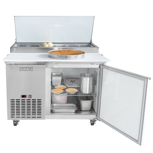 MoTak MPR-44-X 44 1/2" Pizza Prep Table w/ Refrigerated Base, 115v