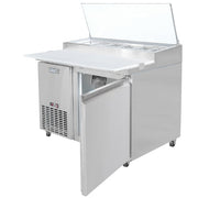 MoTak MPR-44-X 44 1/2" Pizza Prep Table w/ Refrigerated Base, 115v