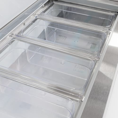 MoTak MPR-44-X 44 1/2" Pizza Prep Table w/ Refrigerated Base, 115v