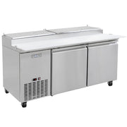 MoTak MPR-67-X 67 1/4" Pizza Prep Table w/ Refrigerated Base, 115v
