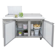 MoTak MPR-67-X 67 1/4" Pizza Prep Table w/ Refrigerated Base, 115v