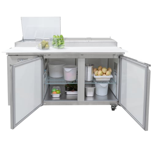 MoTak MPR-67-X 67 1/4" Pizza Prep Table w/ Refrigerated Base, 115v