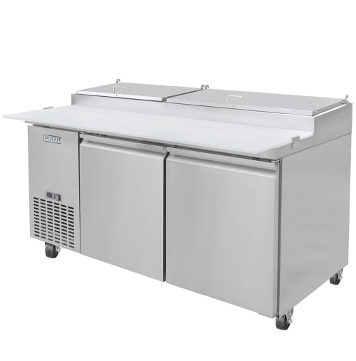 MoTak MPR-67-X 67 1/4" Pizza Prep Table w/ Refrigerated Base, 115v