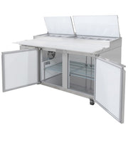 MoTak MPR-67-X 67 1/4" Pizza Prep Table w/ Refrigerated Base, 115v