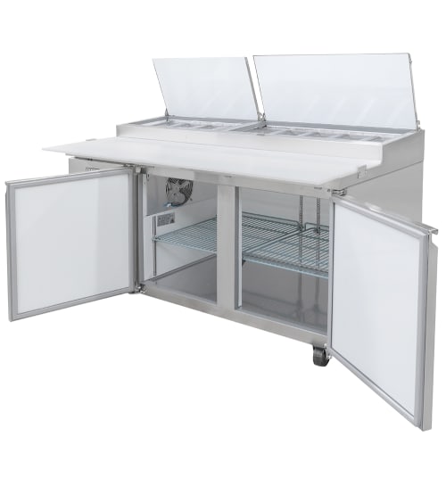 MoTak MPR-67-X 67 1/4" Pizza Prep Table w/ Refrigerated Base, 115v