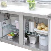 MoTak MPR-67-X 67 1/4" Pizza Prep Table w/ Refrigerated Base, 115v