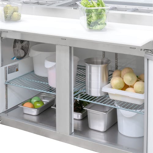 MoTak MPR-67-X 67 1/4" Pizza Prep Table w/ Refrigerated Base, 115v