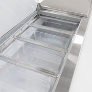 MoTak MPR-67-X 67 1/4" Pizza Prep Table w/ Refrigerated Base, 115v