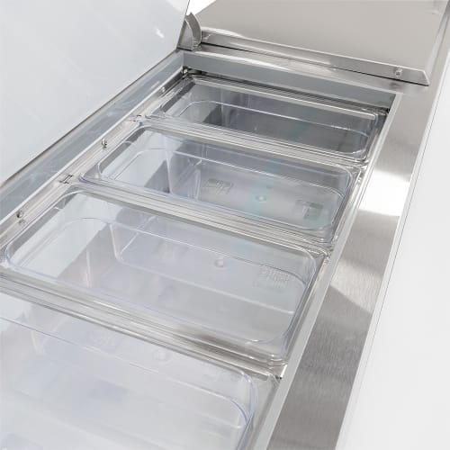 MoTak MPR-67-X 67 1/4" Pizza Prep Table w/ Refrigerated Base, 115v