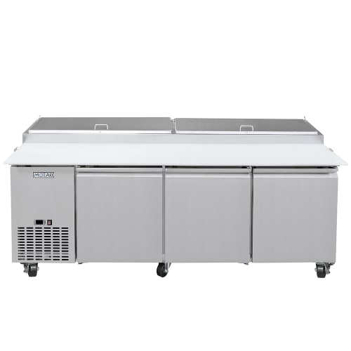 MoTak MPR-93-X 91 7/8" Pizza Prep Table w/ Refrigerated Base, 115v