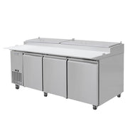 MoTak MPR-93-X 91 7/8" Pizza Prep Table w/ Refrigerated Base, 115v