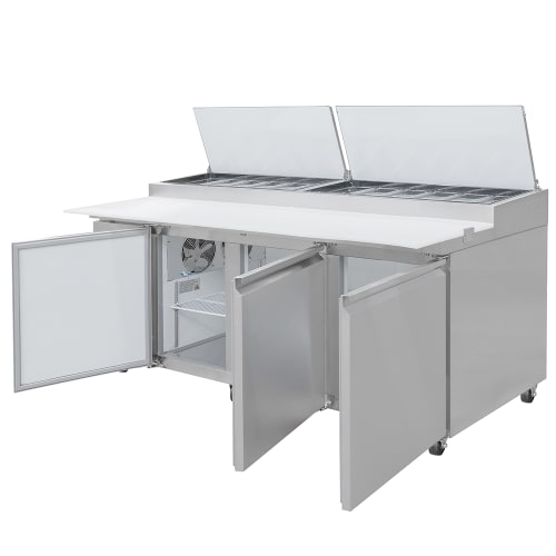 MoTak MPR-93-X 91 7/8" Pizza Prep Table w/ Refrigerated Base, 115v