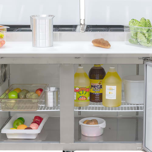 MoTak MPR-93-X 91 7/8" Pizza Prep Table w/ Refrigerated Base, 115v