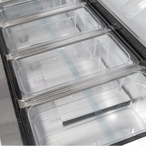 MoTak MPR-93-X 91 7/8" Pizza Prep Table w/ Refrigerated Base, 115v