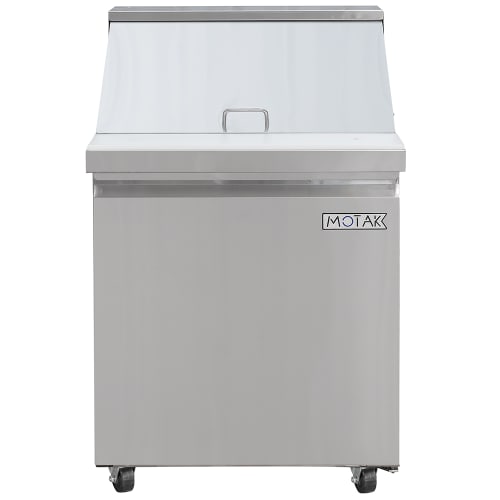 MoTak MST-28-12-X 27 1/2" Mega Top Sandwich/Salad Prep Table w/ Refrigerated Base, 115V