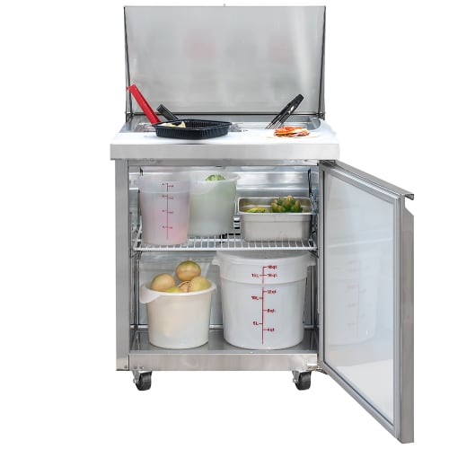 MoTak MST-28-12-X 27 1/2" Mega Top Sandwich/Salad Prep Table w/ Refrigerated Base, 115V