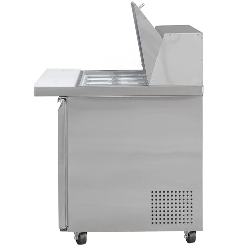 MoTak MST-28-12-X 27 1/2" Mega Top Sandwich/Salad Prep Table w/ Refrigerated Base, 115V